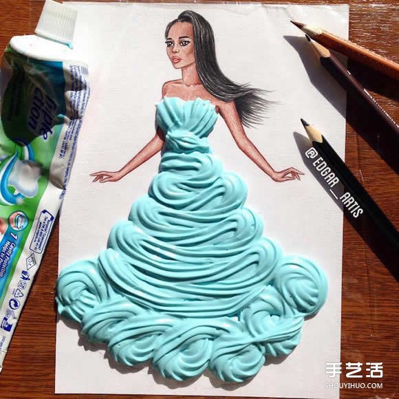 創意無極限 最天然華麗的日用品禮服DIY - www.fasang.cn