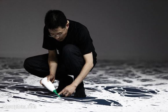 日本藝術家 Motoi Yamamoto 創意鹽畫 - www.fasang.cn