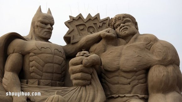 好萊塢電影主題沙雕作品 感受沙粒的藝術(shù)魅力 - www.fasang.cn