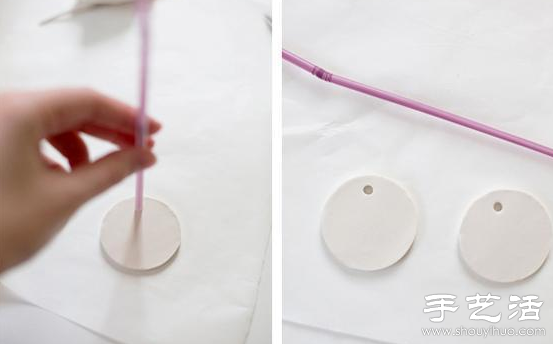 超輕粘土DIY手工制作清新吊墜教程 - www.fasang.cn