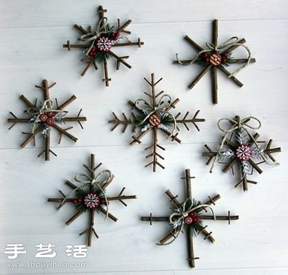 枯樹枝變廢為寶DIY制作原生態(tài)手工藝品 - www.fasang.cn