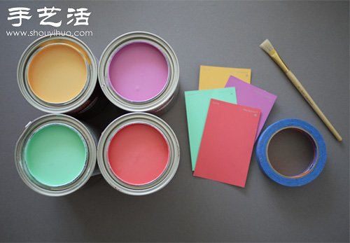 舊椅子改造 DIY時尚絢麗多彩靠椅 - www.fasang.cn