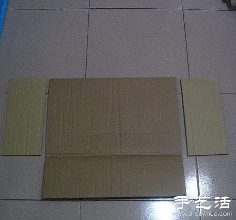 廢舊紙箱廢物利用制作鞋架的方法 - www.fasang.cn
