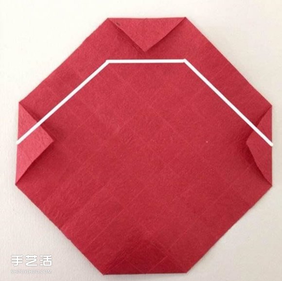 超詳細川崎玫瑰的折法圖解 包括花朵和花托 - www.fasang.cn