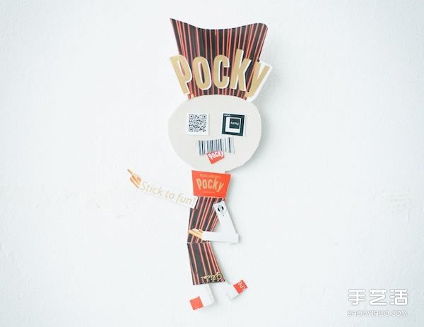 零食餅干盒剪貼 制作可愛逗趣的人物與動物 - www.fasang.cn