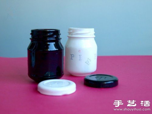 玻璃瓶廢物利用DIY可愛的調味瓶 - www.fasang.cn