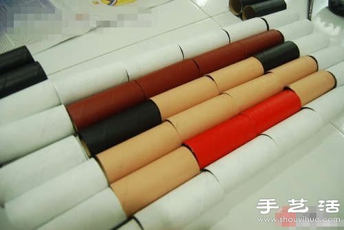 卷紙筒變廢為寶DIY制作卡通小人壁飾 - www.fasang.cn