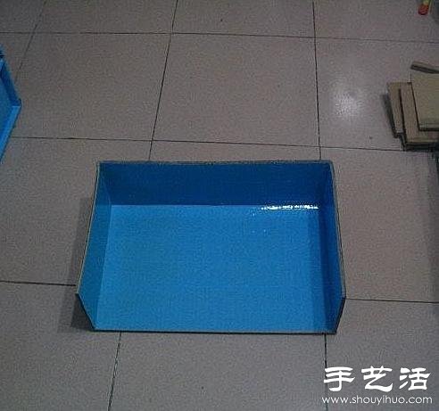 廢舊紙箱廢物利用制作鞋架的方法 - www.fasang.cn