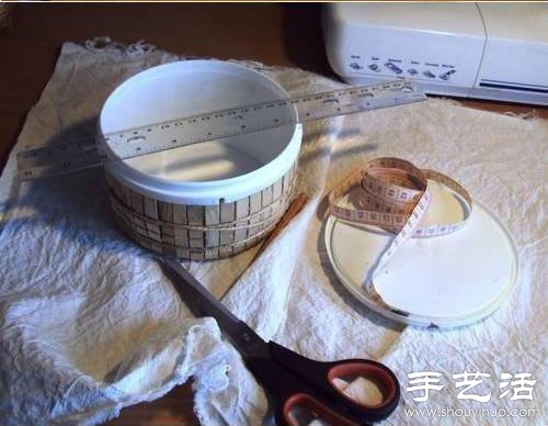 塑料桶廢物利用手工制作提籃/簍子 - www.fasang.cn