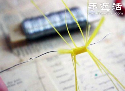 吸管小制作:變廢為寶手工DIY焰火裝飾 - www.fasang.cn