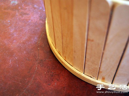 冰棒棍+繡花撐 DIY手工制作精致吊燈 - www.fasang.cn