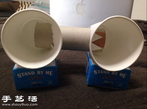 一次性紙杯+衛(wèi)生紙卷筒 DIY制作手機(jī)音響 - www.fasang.cn