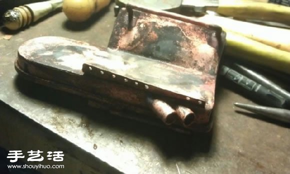 DIY手工制作蒸氣朋克風的酷炫手表 - www.fasang.cn