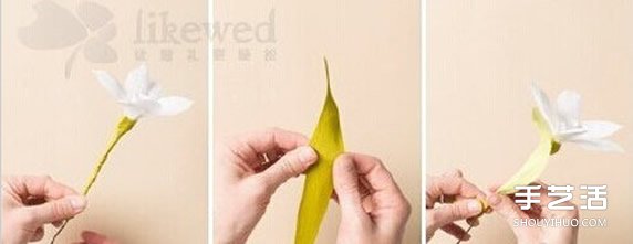 水仙花的折法圖解 折紙水仙花制作方法教程 - www.fasang.cn