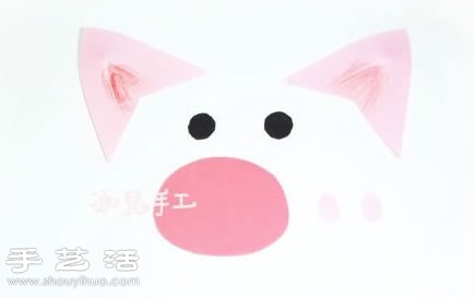 紙張+雪糕棒 手工制作可愛小豬紙扇 - www.fasang.cn
