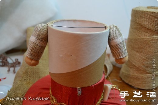 透明膠桶變廢為寶手工DIY小矮人玩偶/人偶 - www.fasang.cn