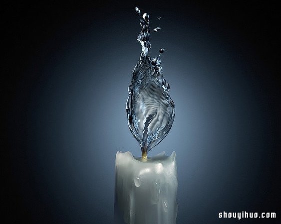 自制超有情調(diào)的水蠟燭DIY手工制作方法教程 - www.fasang.cn