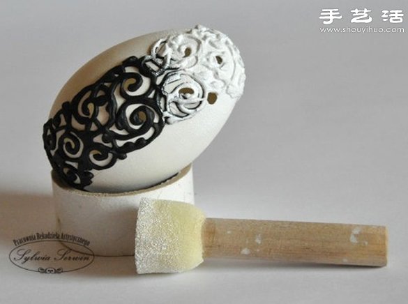 帶鏤空精美蛋雕手工藝品制作方法教程 - www.fasang.cn