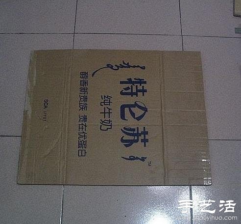 廢舊紙箱廢物利用制作鞋架的方法 - www.fasang.cn