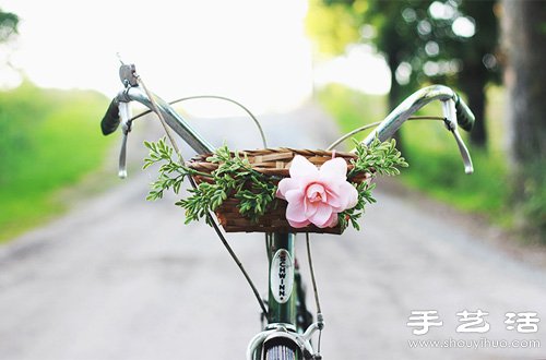 自行車車筐DIY手工裝飾教程 - www.fasang.cn