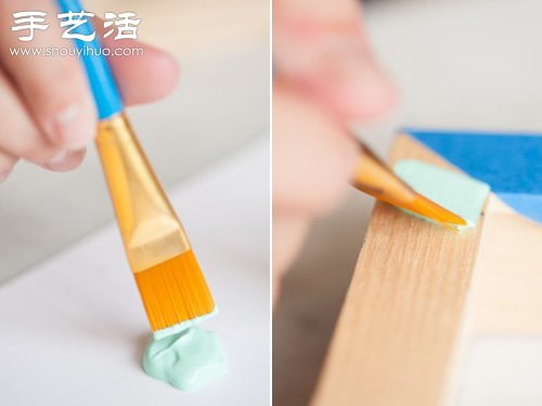 舊相框改造方法 相框手工DIY教程 - www.fasang.cn