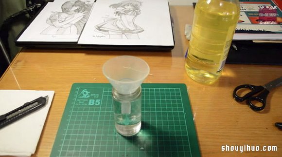 自制超有情調(diào)的水蠟燭DIY手工制作方法教程 - www.fasang.cn