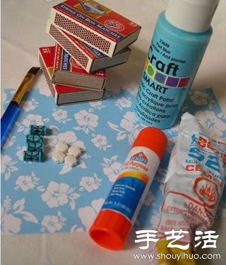 火柴盒廢物利用手工制作首飾盒 - www.fasang.cn