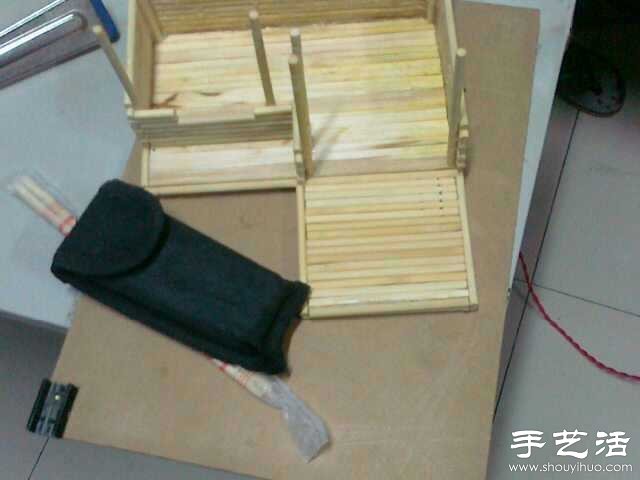 一次性筷子變廢為寶 手工制作小木屋模型 - www.fasang.cn