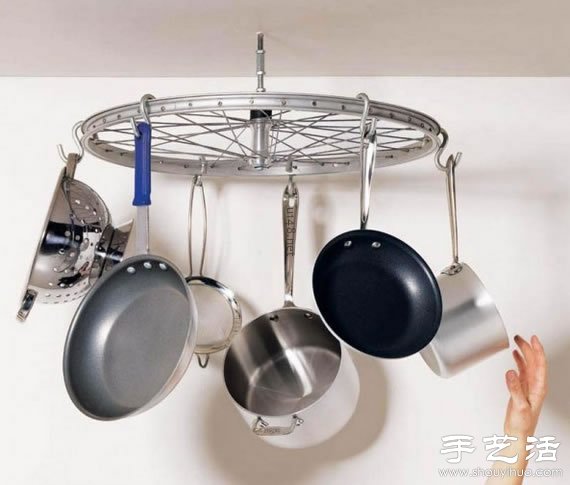 廢棄自行車變廢為寶手工DIY家居用品 - www.fasang.cn
