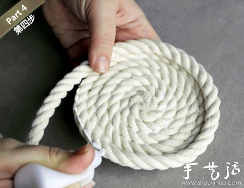 創意手工:編織繩手工DIY小清新花瓶 - www.fasang.cn