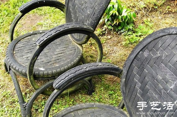 廢棄自行車變廢為寶手工DIY家居用品 - www.fasang.cn