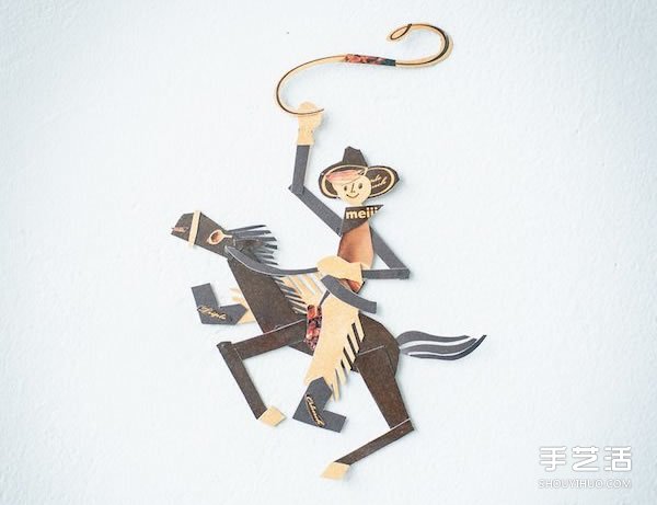 零食餅干盒剪貼 制作可愛逗趣的人物與動物 - www.fasang.cn