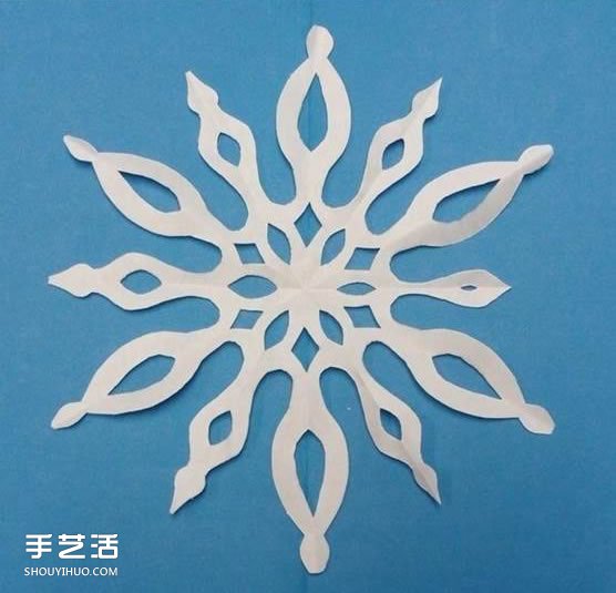 剪紙雪花步驟圖及折法 雪花剪紙方法步驟圖解 - www.fasang.cn