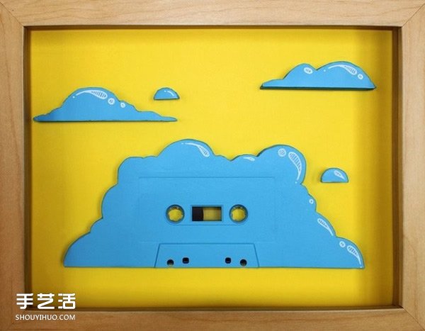 錄音磁帶廢物利用 手工制作呆呆表情卡帶公仔 - www.fasang.cn