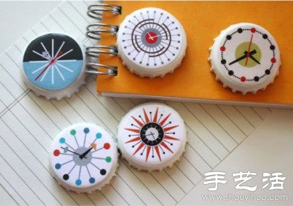 瓶蓋的可愛環保創意 手工DIY精致小玩意 - www.fasang.cn