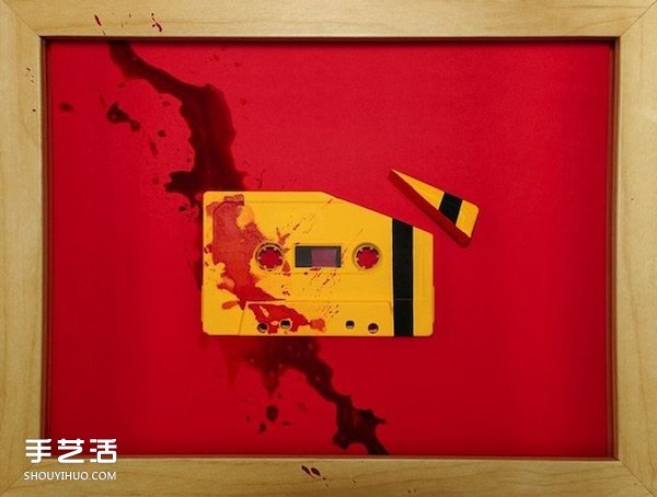 錄音磁帶廢物利用 手工制作呆呆表情卡帶公仔 - www.fasang.cn