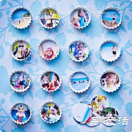 瓶蓋的可愛環保創意 手工DIY精致小玩意 - www.fasang.cn