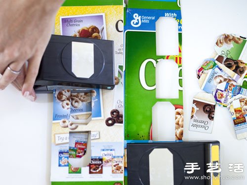 包裝盒廢物利用手工制作禮品包裝裝飾便簽 - www.fasang.cn
