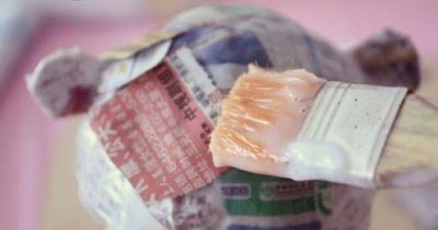 報紙手工DIY可愛小熊 - www.fasang.cn