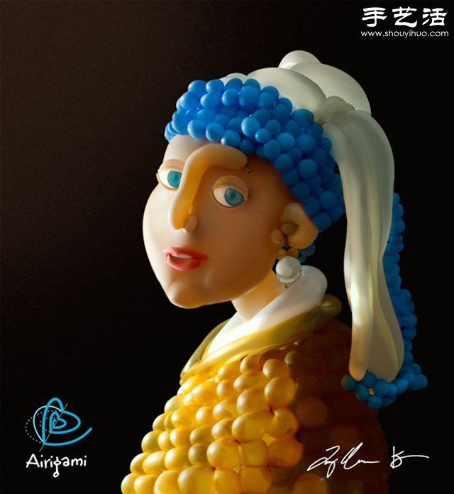 街頭藝術(shù)家Larry Moss的氣球編織作品 - www.fasang.cn