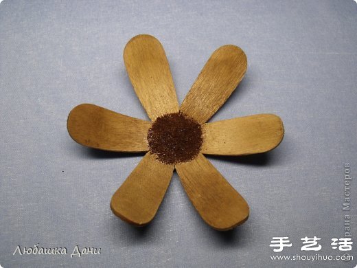 雪糕棍變廢為寶手工制作漂亮手工花 - www.fasang.cn