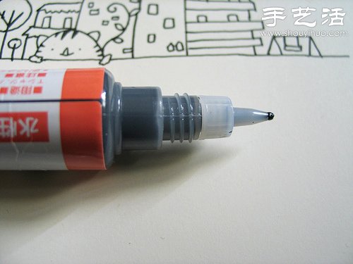 白色帆布鞋手工改造教程 - www.fasang.cn