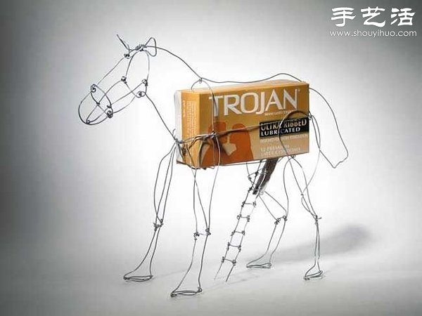 鐵絲創意DIY 制作有趣的小玩意 - www.fasang.cn