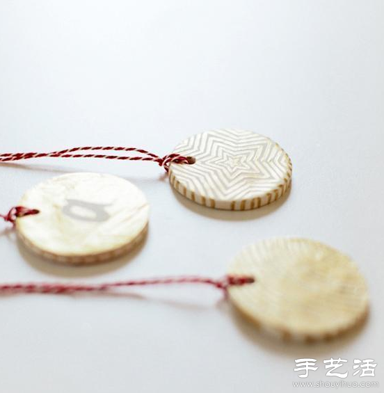 超輕粘土DIY手工制作清新吊墜教程 - www.fasang.cn