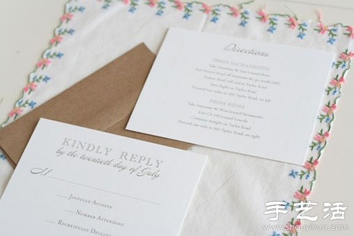 DIY浪漫溫馨結(jié)婚請柬 - www.fasang.cn