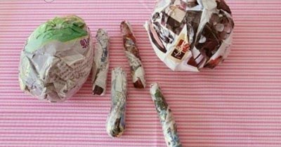 報紙手工DIY可愛小熊 - www.fasang.cn