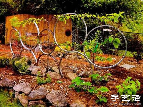 廢棄自行車變廢為寶手工DIY家居用品 - www.fasang.cn