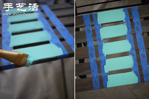 舊椅子改造 DIY時尚絢麗多彩靠椅 - www.fasang.cn