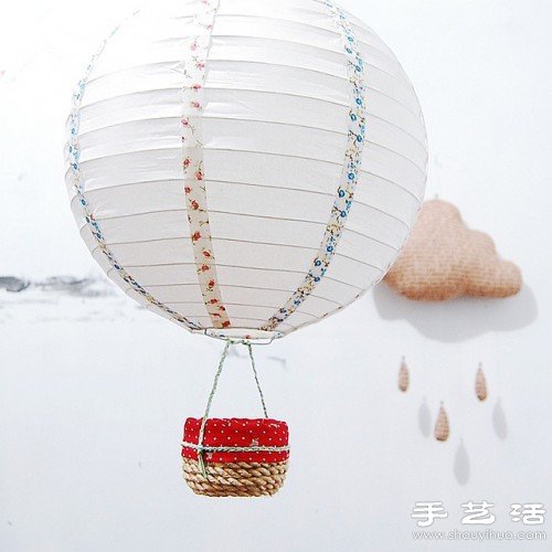 超可愛的熱氣球手工制作圖解教程 - www.fasang.cn