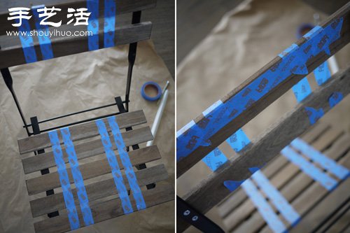 舊椅子改造 DIY時尚絢麗多彩靠椅 - www.fasang.cn